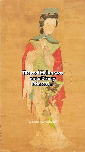 The real Mulan story 🥀-#history #art #fairytales #mulan #mushu