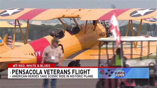 Veterans Flight takes to the skies during Pensacola Beach Air Show