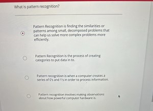 What is pattern recognition?Pattern Recognition is finding t... | Filo