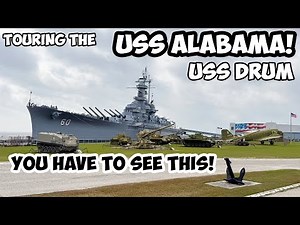 Epic Full Video Tour of the USS Alabama & USS Drum!