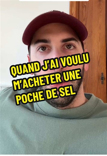 Quand acheter une poche de sel devient compliqué 😬😅 #humourquebec #anecdote #quotidien #humourqc