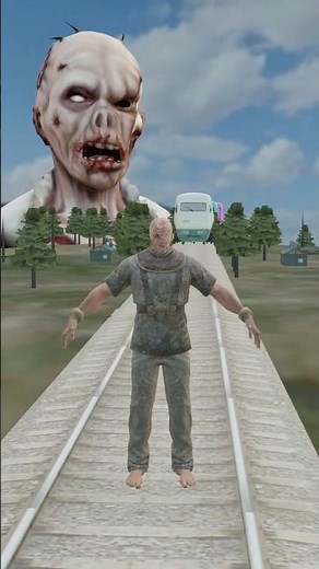 Train vs zombie BeamNG.Drive #beamng #beamngexperiments