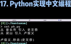 【看图学python】17. Python实现中文编程