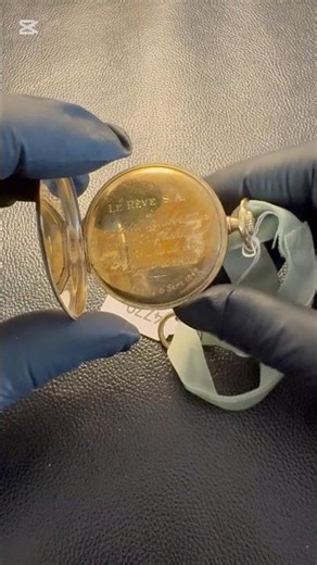 Gold pocket watches - omega 14k opening