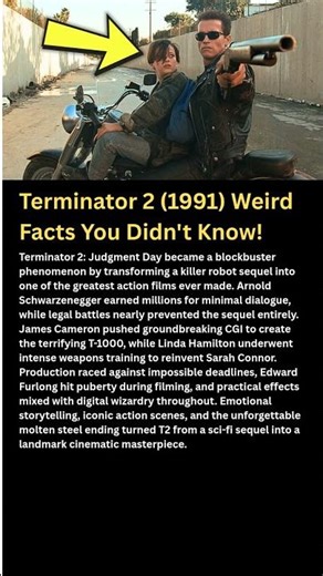 Terminator 2 (1991) Weird Facts You Didn't Know! #shorts