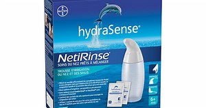 hydraSense® NetiRinse®, soulagement de la congestion nasale