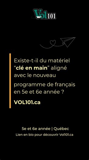 Voyez un extrait gratuit sur vol101.ca