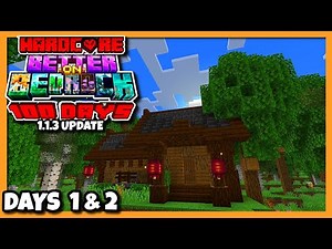 Minecraft: 100 Days in Better on Bedrock Hardcore Survival #minecraft
