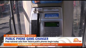Telstra has made local and national calls from their 15,000 public phone boxes across the country free 📞 | Sunrise