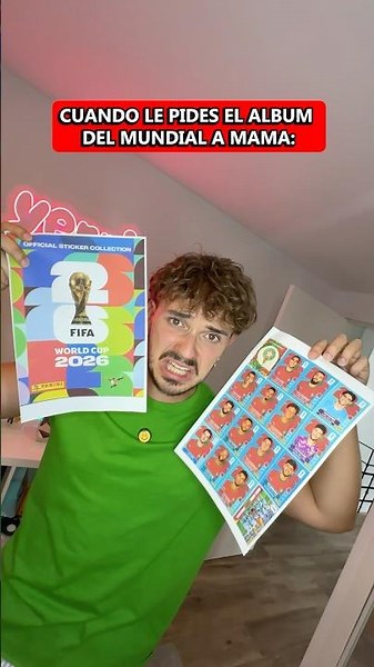 My Mom GETS Me the WORLD CUP ALBUM🤣⚠️#comedy