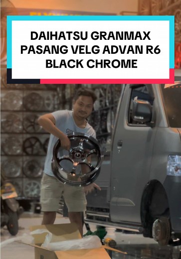 Daihatsu GranMax: Pasang Velg Advan R6 Ring 16