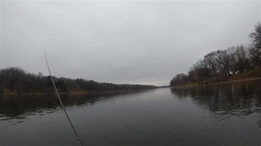 It's about to be that time soon! Smallmouth on the Mississippi. Its always a great time searching and getting that jerkbait bite in the below freezing temps. This day was Cold. Was in the 20 degree range but the water was just warm enough for me endure the fishing. You can hear my guides frozen. Some would rather ice fish but I rather still have the open water to fish. Hope to see yall out there someday and I hope to make it there soon and get my 5lber. (Don't think I reached it but never had a 