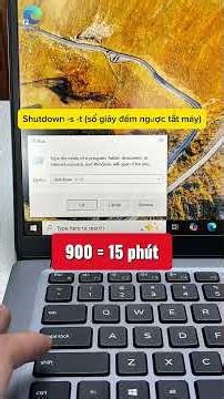 Hướng dẫn hẹn giờ tự động tắt máy Windows #laptop #tipslaptop