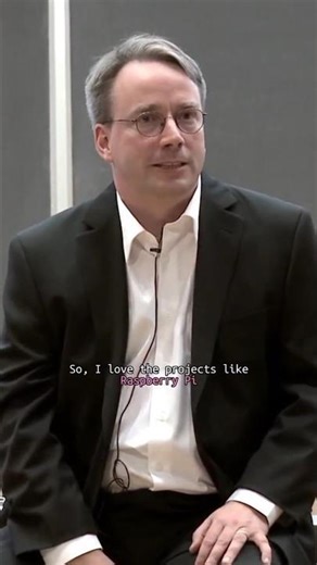 Linus Torvalds Explains Raspberry Pi Magic #shorts #linux #coding #raspberrypi #programming