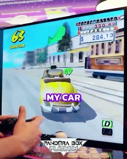 Crazy Taxi Gameplay with Home Arcade