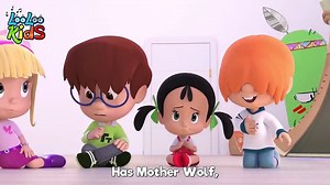 Five Little Wolves  Educational Songs for Children - LooLoo Kids