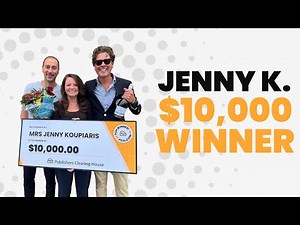 PCH Winner: Jenny K. of OH Won $10,000.00!