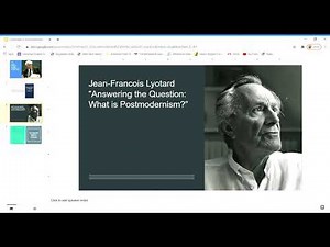 Habermas and Lyotard