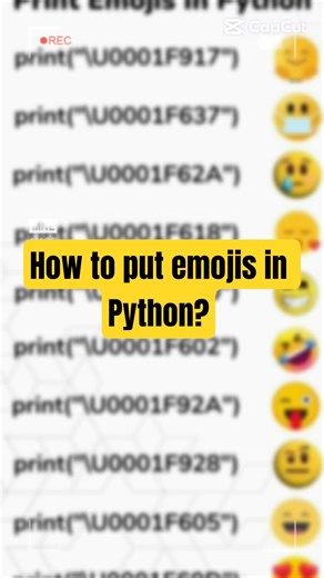 Python Emojis Shortcuts: How to Use Emojis in Python Code #PythonTips #EmojiCode
