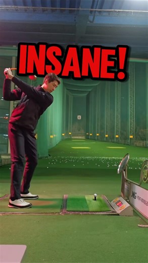 The strangest golf swing you’ll ever see 😳 #shorts