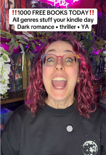 ‼️1000 free books in ALL genres‼️TODAY ONLY‼️ stuff your kindle day! So many free books to choose from, from dark romance to closed door, Romantasy and scifi all the way to children’s books and Thrillers! Unfortunately these are only on Amazon - but you don’t need to own a kindle to participate - just download the kindle app on your phone or tablet! Let me know what books you get today! Happy reading! #booktok #stuffyourkindleday #sykd #kindlebooks #freebooks