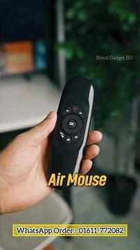 Air Mouse (Voice Control) & Keyboard Remote For TV, Laptop, Computer, Projector | Royal Gadget BD