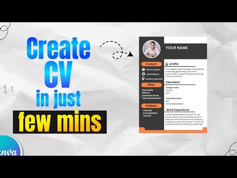 CV Making for Beginners | Easy CV Step by Step Guide || By Anaya Farooq || PUACP #canva