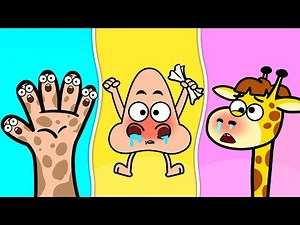 Wash your hands - Sick Song - Healthy Habits - Nursery Rhymes - Toddler Songs