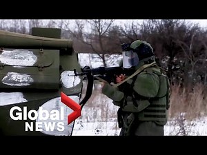 Russia stages military drills in region by Ukraine border