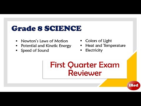 Grade 8 Science First Quarter Exam Reviewer