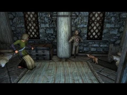Skyrim Lucia kills her pet fox