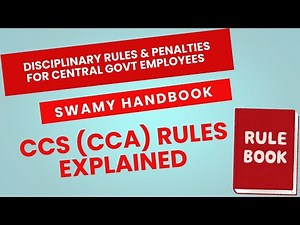 Disciplinary Rules & Penalties for Central Govt Employees | CCS (CCA) Rules Explained