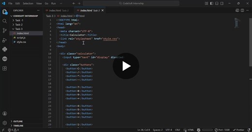 #codesoft #internship #webdevelopment #html #css #javascript #frontenddevelopment | Saranya Muthu