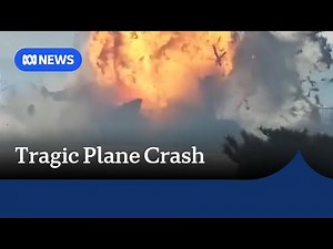 Moment Jeju Air plane explodes with 181 people on board | ABC News