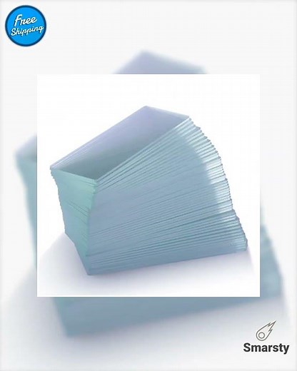 50 Pack Pre Cleaned Microscope Slides With Cover Glass
