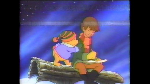 VHS Tape Recording #10 - Winnie The Pooh and Christmas Too
