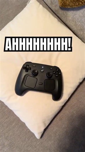 The Steam Controller screams if you drop it! #gaming #steam #steamcontroller #wilhelmscream