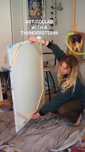 It turned out to be the most freeing painting process of the year🖌💙 (and one of my most popular prints!) I called her– 'A Vision of Van Gogh' ✨️🌻 #painting #artprocess #vangogh #starrynight #OriginalArt #thunderstorm #acrylicink #inkart #expressiveart #paintingprocess #artvideo #mothernature #freeing #artwork #selfexpression #sunflowerart #sunflowers | LaurenAimee Art