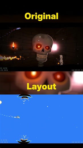 Skeletal Shenanigans: Original vs Layout Comparison | Geometry Dash 2.2