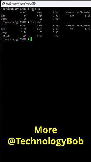 How Much RAM Are You Actually Using #linux #tech
