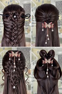 88K views · 1.7K reactions | Stunning Long Hair Hairstyle Ideas | Simple Hairstyles | Facebook