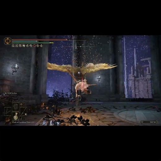 HAHAHA I made a NG4 Crucible Knight dive off a cliff! | #eldenring #trending #soulsborne #pcgaming