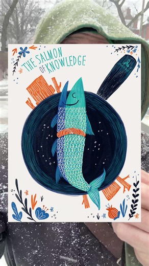 Fionn MacCool and the Salmon of Knowledge #irish #celtic #mythology #fyp #knowledge
