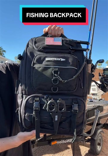 Perfect gift for anyone that loves to fish🎣 #fishing #fishingbackpack #gift #giftideas #tiktokshopcreatorpicks