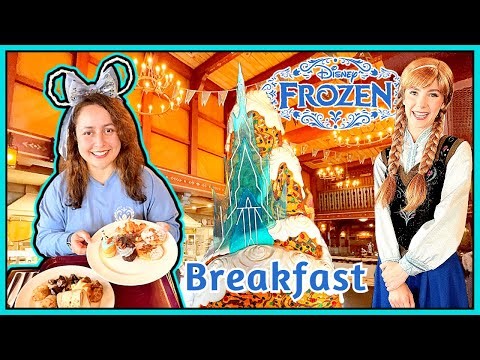 FROZEN Character Breakfast in HONG KONG DISNEYLAND! Arendelle Royal Breakfast BUFFET 2026