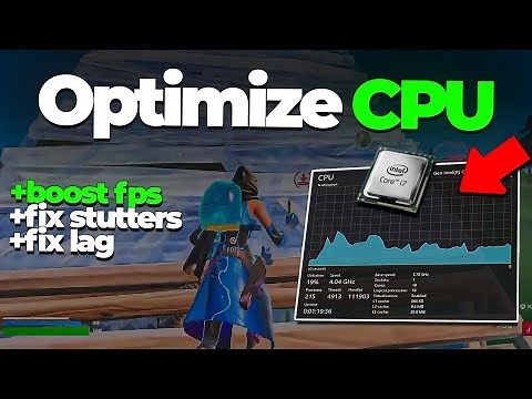 🔧 How to OPTIMIZE Your CPU to BOOST FPS for GAMING & PERFORMANCE in 2025 ✅ (Fix LAG & STUTTERS)