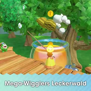 17K views · 99 reactions | Mega-Wigglers Leckerwald ist ein Spielbrett in Super Mario Party Jamboree voll herrlichem Grün und friedlicher Natur – und seid brav, sonst weckt ihr Mega-Wiggler und der Frieden findet ein jähes Ende! | Nintendo Switch | Facebook