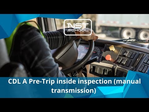 CDL A Pre-Trip In-cab inspection Manual 2024 New Sound CDL School