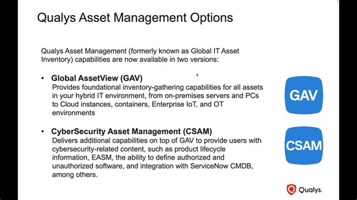 GAV and CSAM Comparison