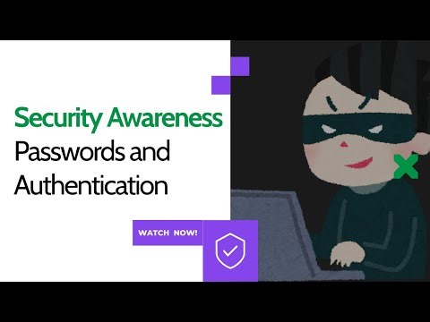 Security Awareness Training (3) Passwords And Authentication | pTrackly
